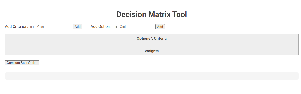 Maximizing Project Success with a Free Online Tool for Decision Matrix Analysis
