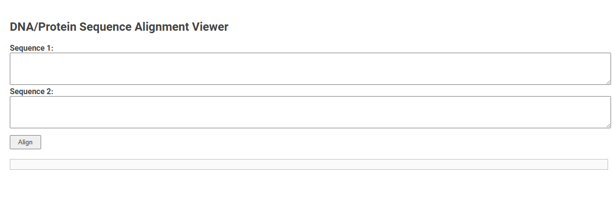 Free Online Tool for DNA and Protein Sequence Alignment Visualization