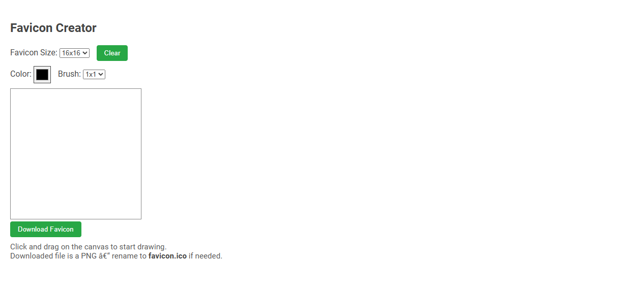 Free Online Tool for Designing Custom Favicons