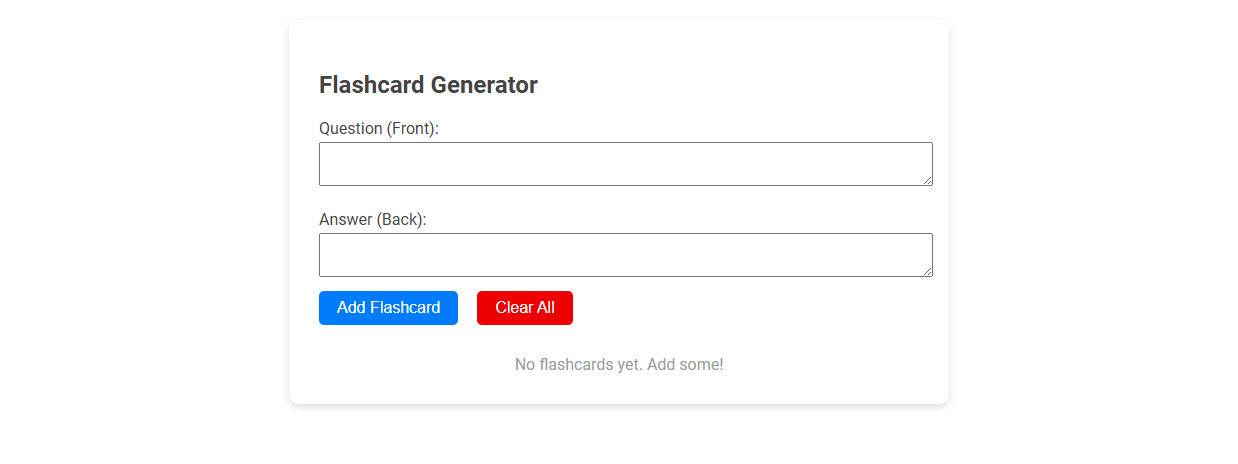 Free Online Tool for Effortless Flashcard Generation in Education