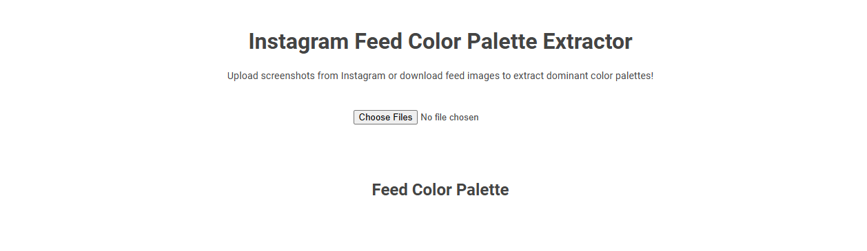 Instagram Feed Color Palette Extractor: Enhance Your Brand Aesthetic with a Free Online Tool
