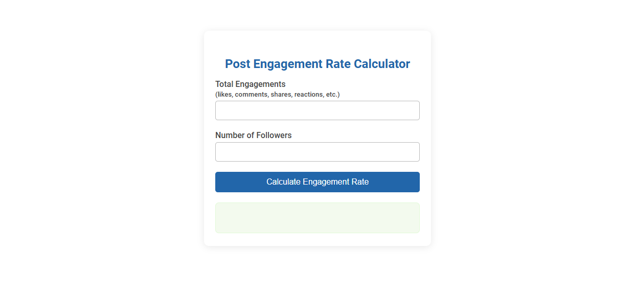 Boost Influencer Campaigns with a Free Online Tool for Post Engagement Rate Calculation