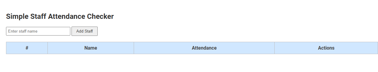 Free Online Tool for Effortless Staff Attendance Management
