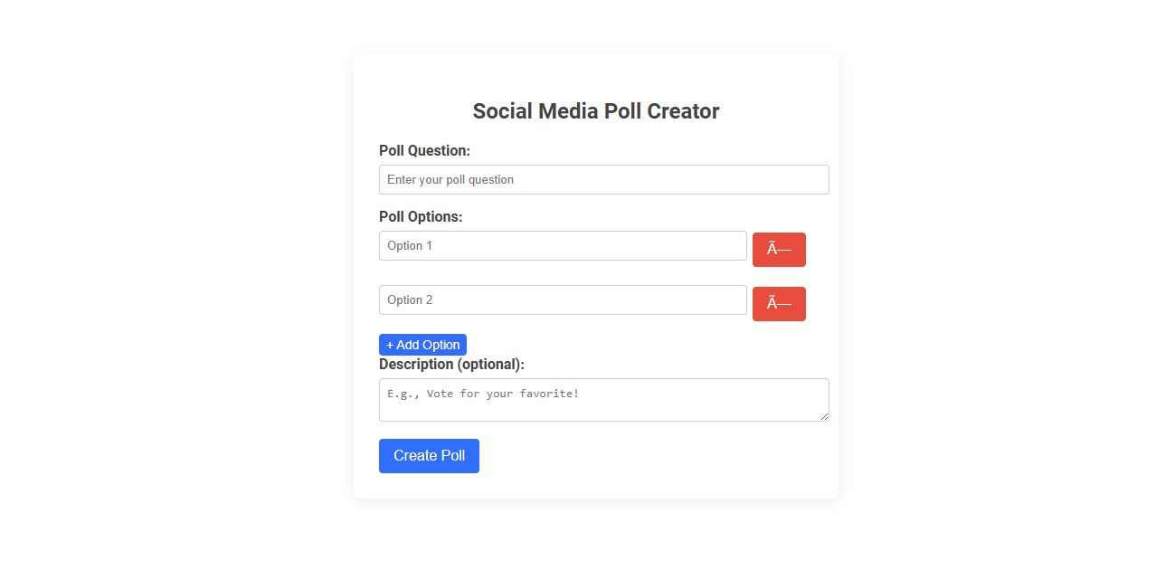 Free Online Tool for Effortless Social Media Poll Creation