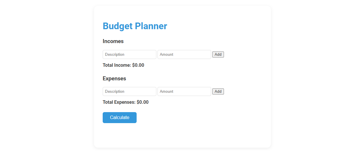 Free Online Tool for Budget Planning in the Consultant Category
