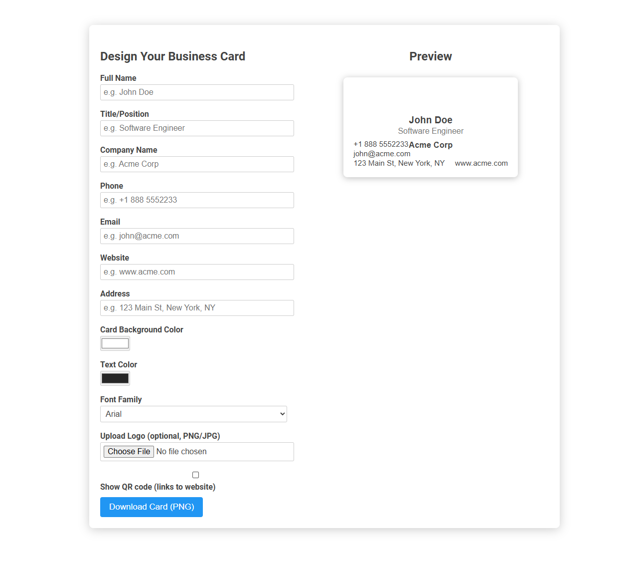 Free Online Tool for Business Card Design: Empowering Entrepreneurs to Create Professional Cards