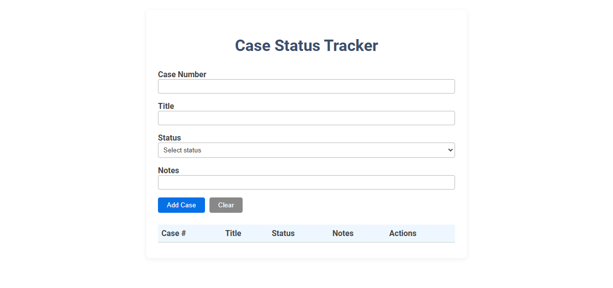 Free Online Tool for Effortless Case Status Tracking for Lawyers