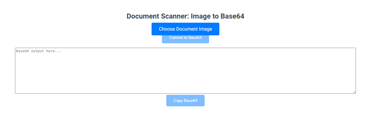Free Online Tool for Entrepreneurs: Convert Scanned Documents from Image to Base64