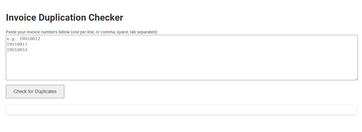 Free Online Tool for Detecting Invoice Duplication in Auditor Workflows