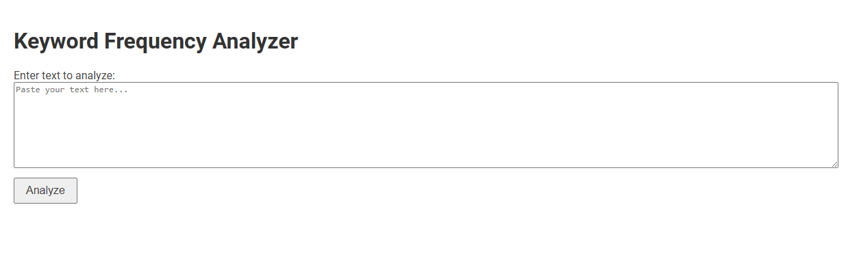 Free Online Tool for Keyword Frequency Analysis in Research Researcher