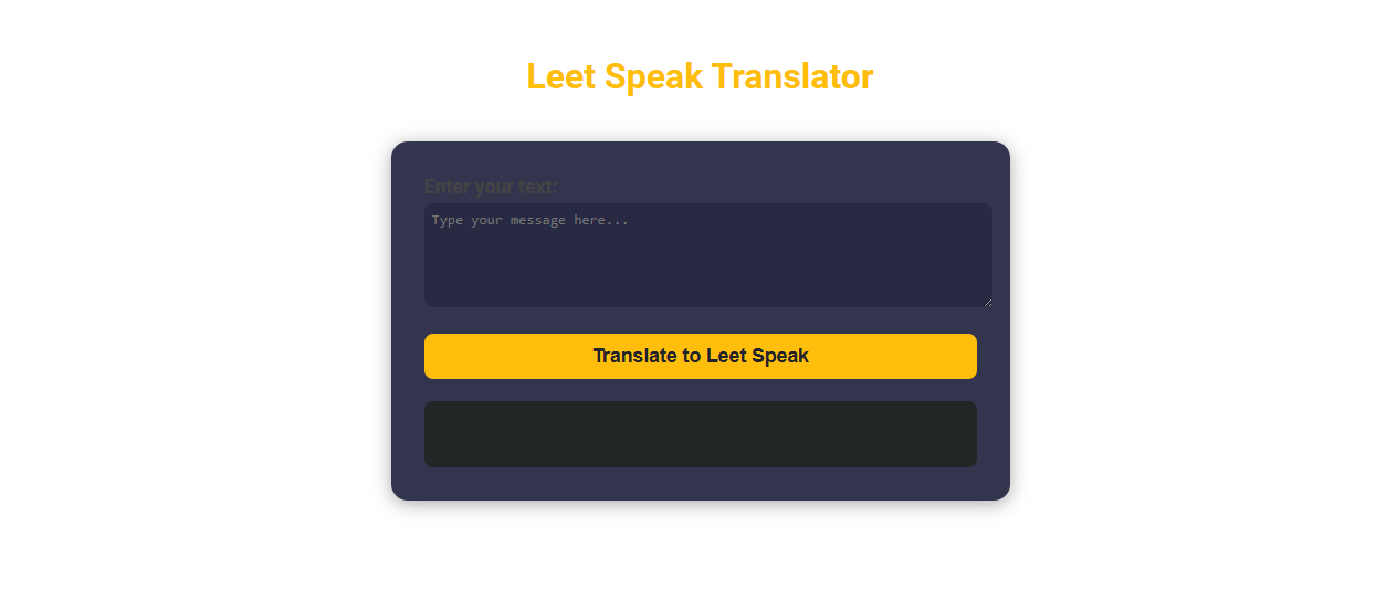 Leet Speak Translator: Easily Convert Text with a Free Online Tool