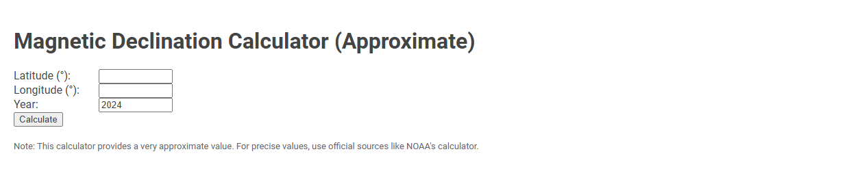 Magnetic Declination Calculator Free Online Tool for Surveyors
