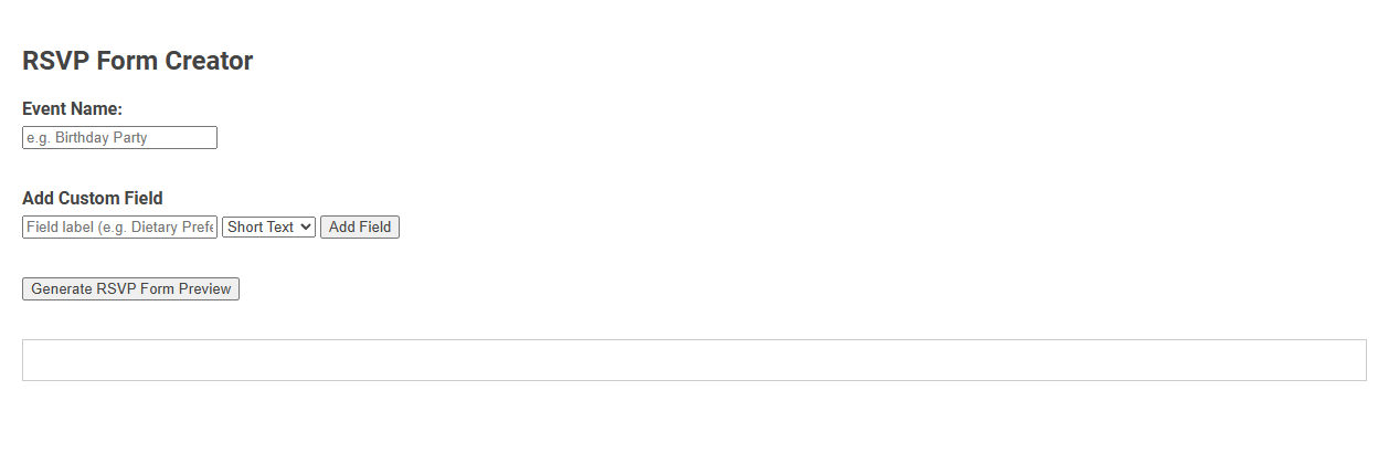 Free Online Tool for Effortless RSVP Form Creation in Event Management