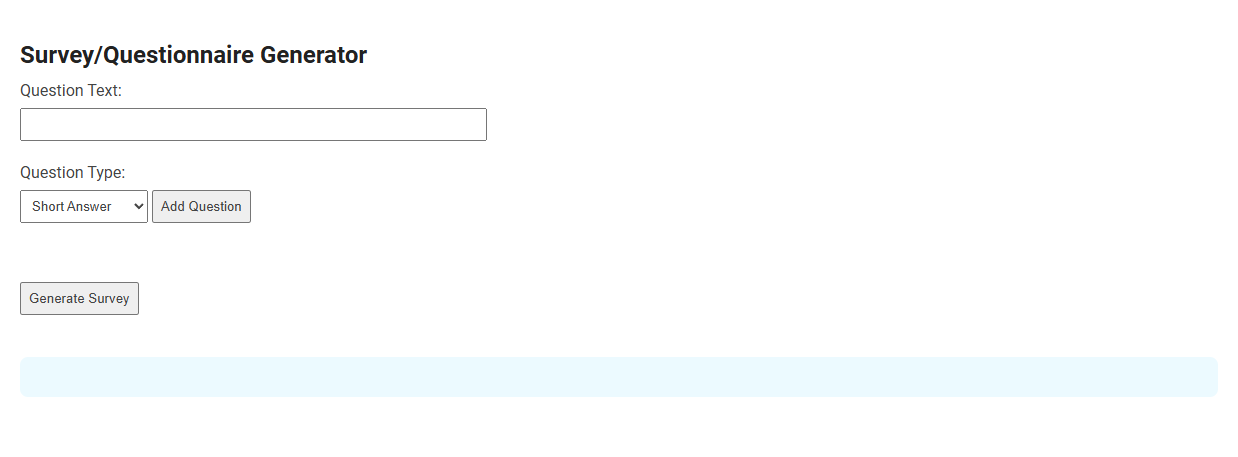 Free Online Tool for Creating Research Surveys and Questionnaires