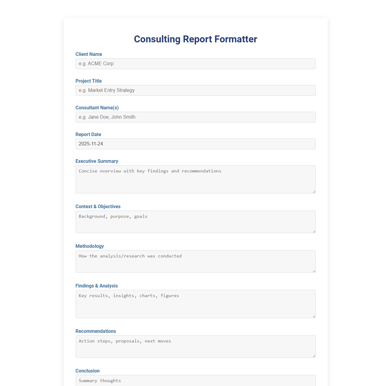 Streamline Consulting Reports with a Free Online Tool for Professional Formatting
