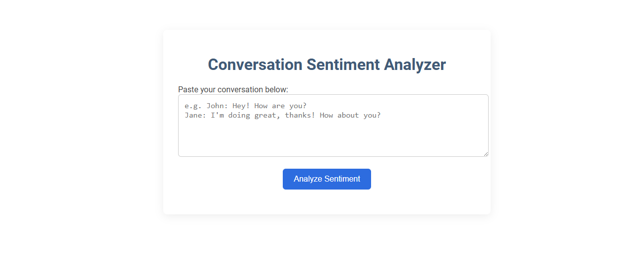 Free Online Tool for Conversation Sentiment Analysis in Moderation