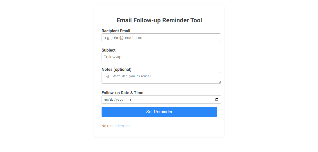 Boost Sales Productivity with a Free Online Tool for Automated Email Follow-Up Reminders