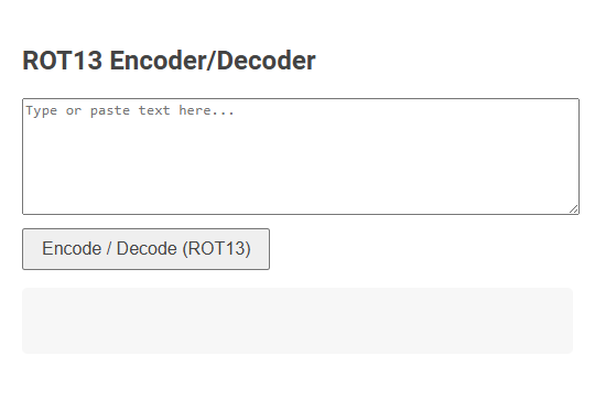 Free Online Tool for ROT13 Encoder and Decoder