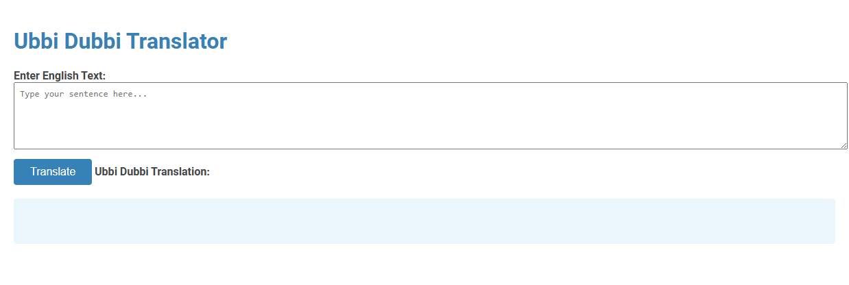 Free Online Tool for Effortless Ubbi Dubbi Translation