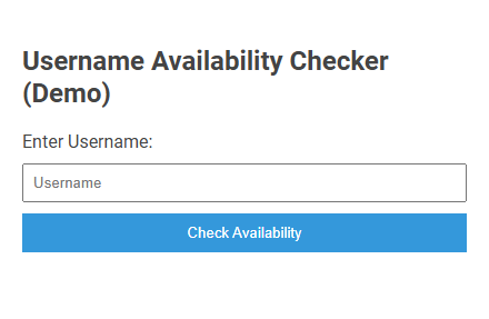Free Online Tool for Username Availability Checks in Social Platforms