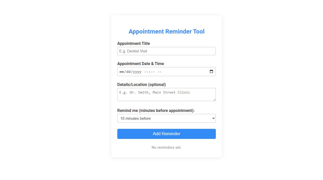 Free Online Tool for Automated Therapist Appointment Reminders