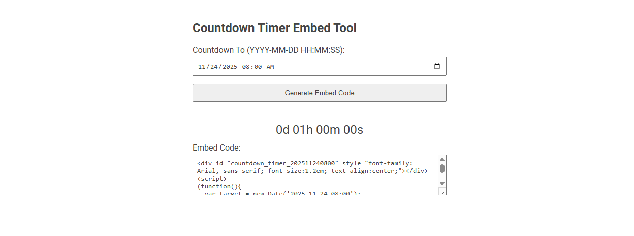 Boost Marketing Campaigns Using a Free Online Tool for Countdown Timer Embeds