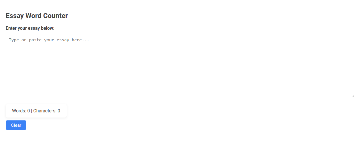 Free Online Tool for Accurate Essay Word Counting for Teachers