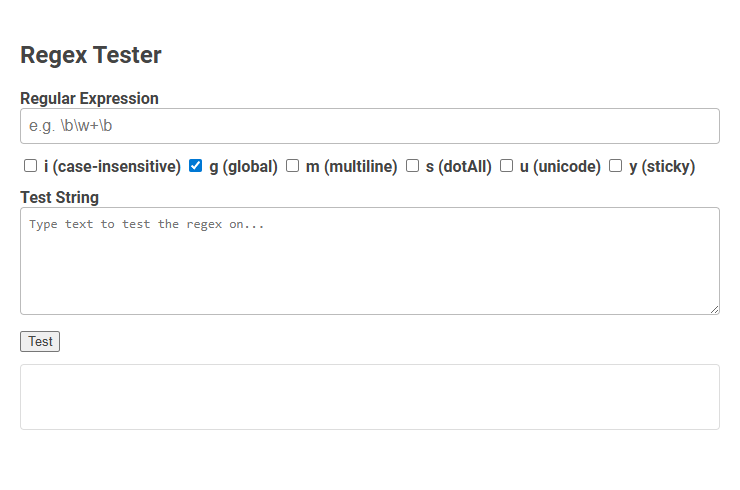 Free Online Tool for Efficient Regex Testing and Validation