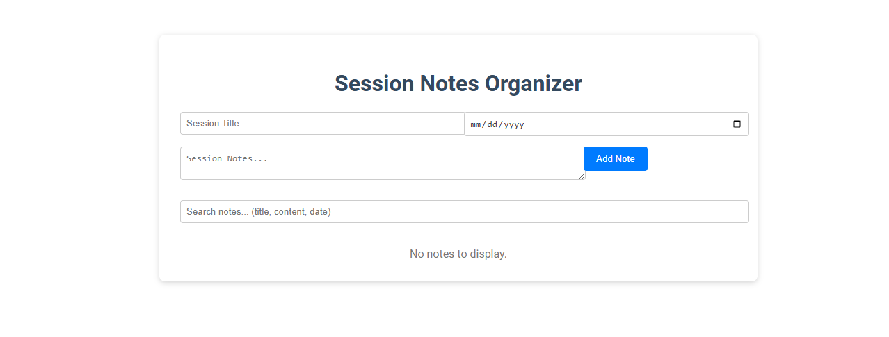 Free Online Tool for Efficient Therapist Session Notes Organization