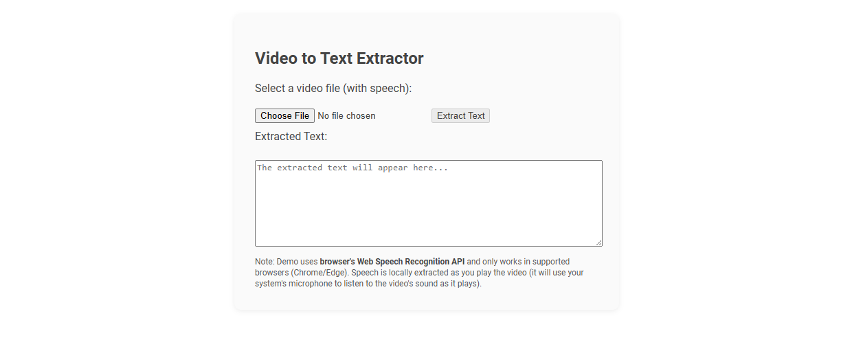Free Online Tool for Accurate Video to Text Extraction