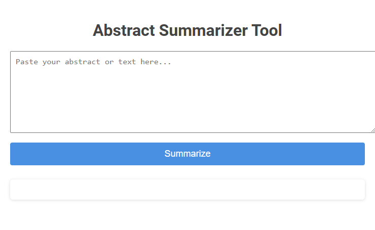 Unlocking Research Insights with a Free Online Tool for Abstract Summarization