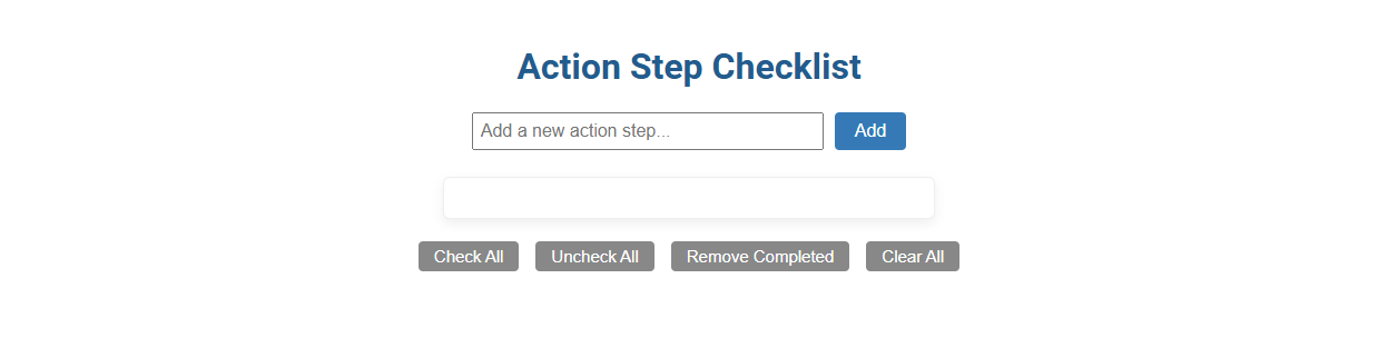 Boost Coaching Effectiveness with Free Online Tool Action Step Checklist