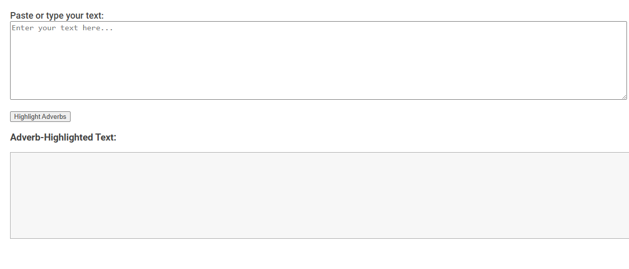 Free Online Tool for Highlighting Adverb Overuse in Writing