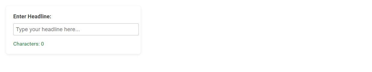 Free Online Tool for Checking Character Count in Headlines for Publishers