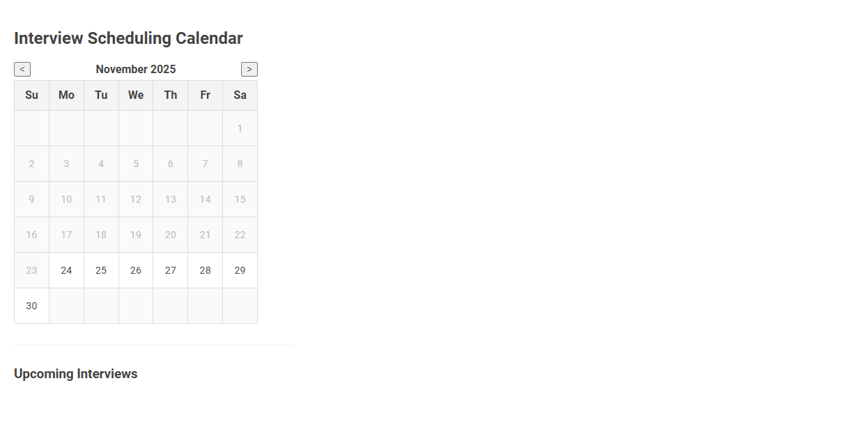Free Online Tool for Effortless Interview Scheduling with Integrated Calendar Features