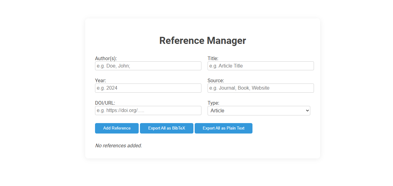 Efficient Research Management with a Free Online Tool for Reference Organization