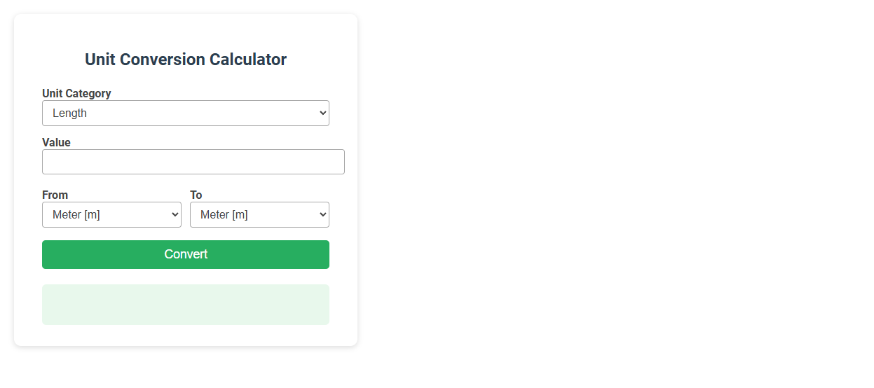 Free Online Tool for Scientific Unit Conversion Calculator