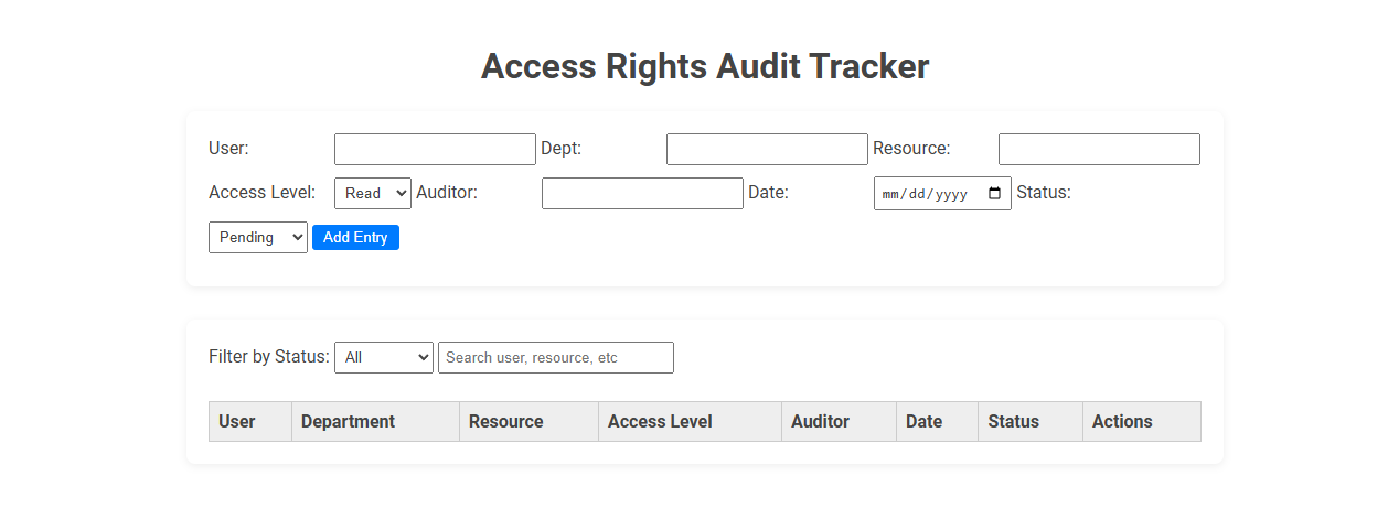 Free Online Tool for Access Rights Audit Tracking