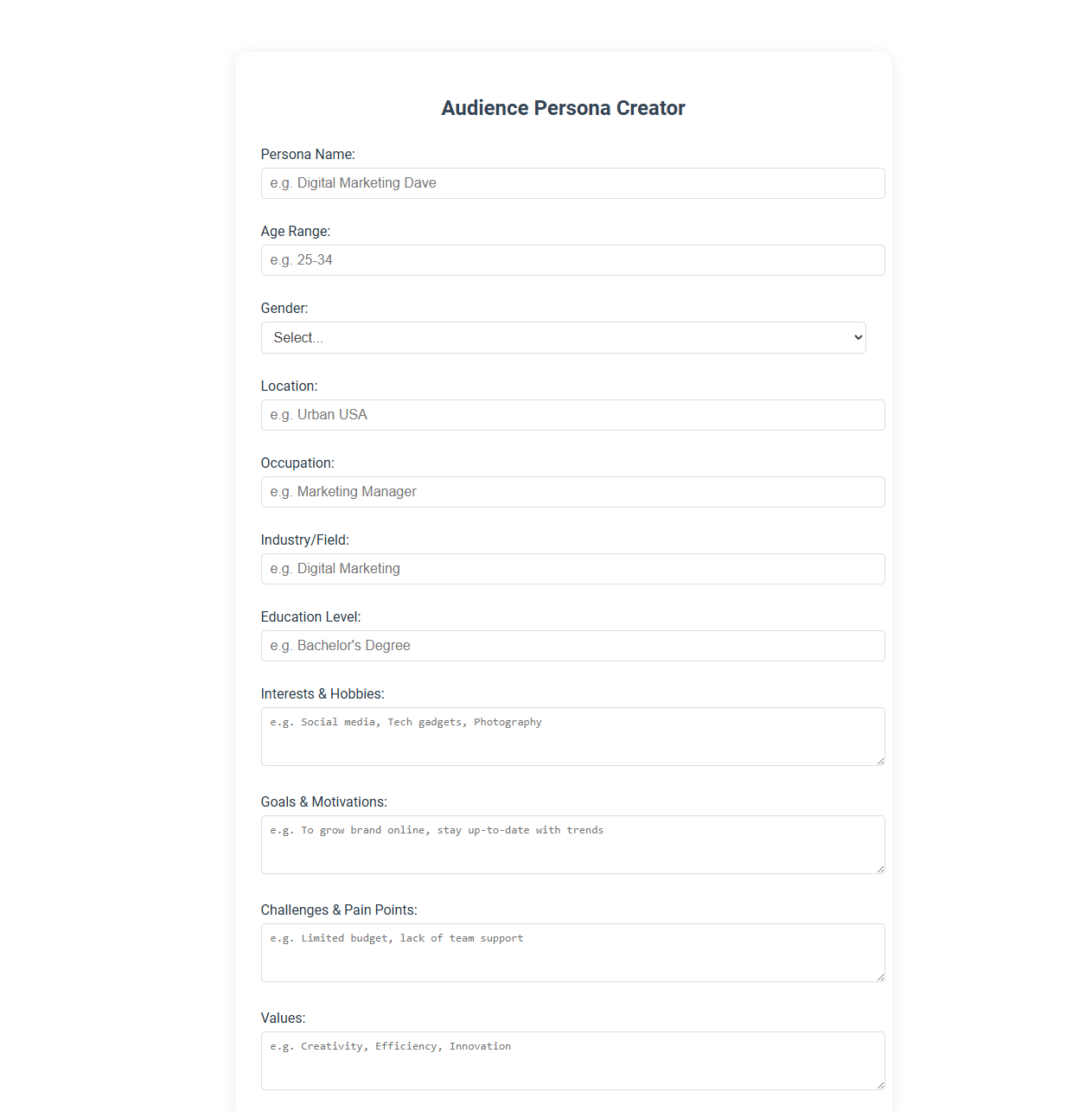 Discover the Best Free Online Tool for Creating Audience Personas in Public Relations