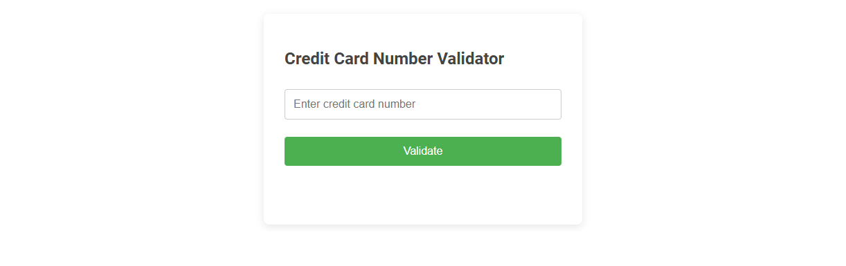 Free Online Tool for Credit Card Number Validation with Luhn's Algorithm