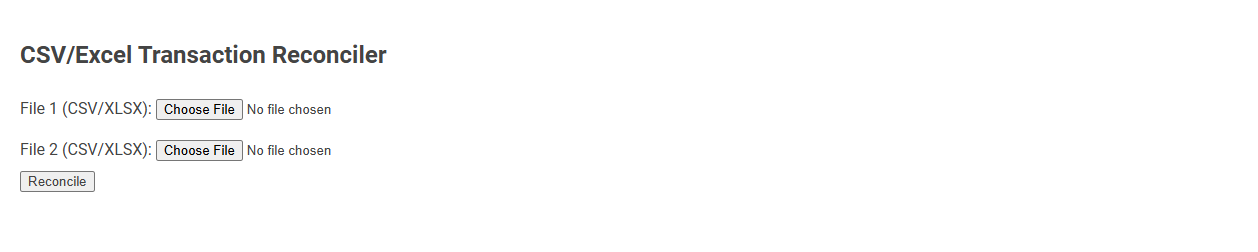 Free Online Tool for Accurate CSV and Excel Transaction Reconciliation