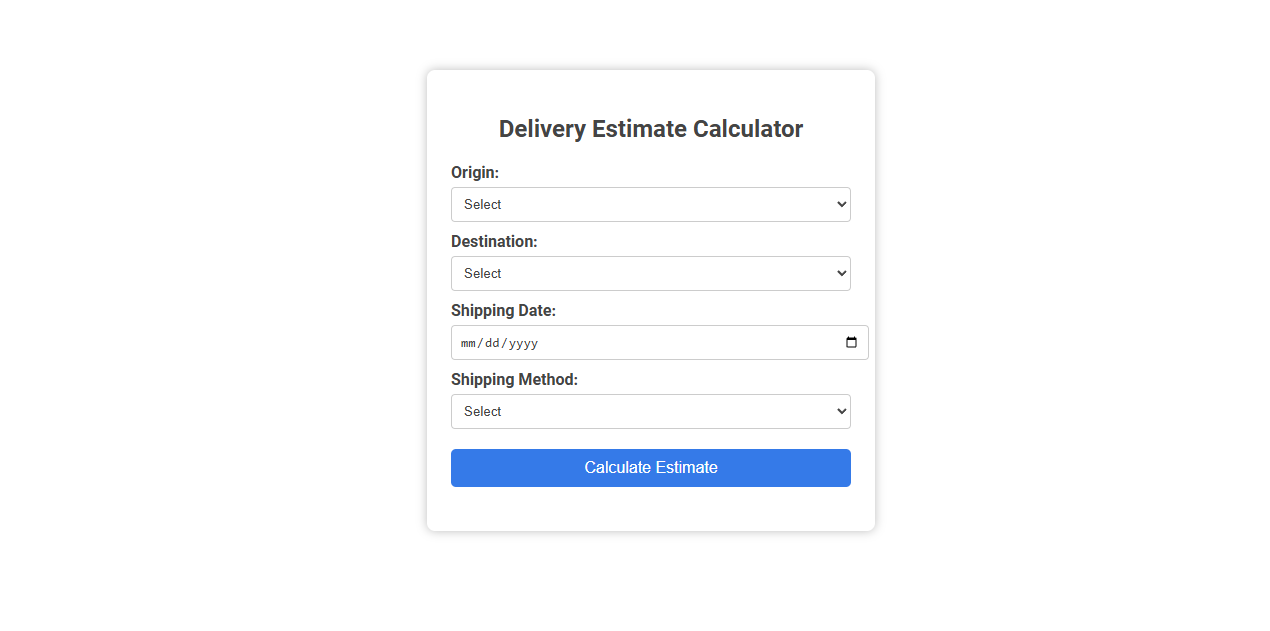 Accurate Delivery Estimates with a Free Online Tool for Customers
