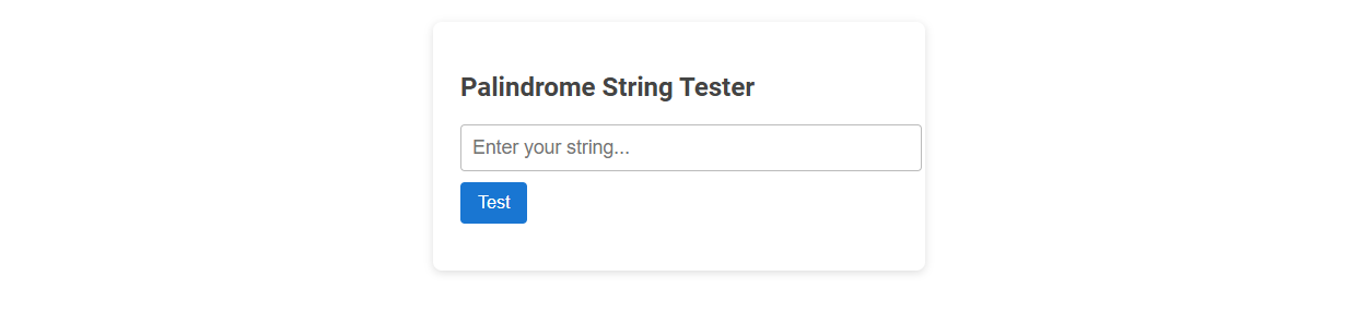 Free Online Tool for Palindrome String Testing
