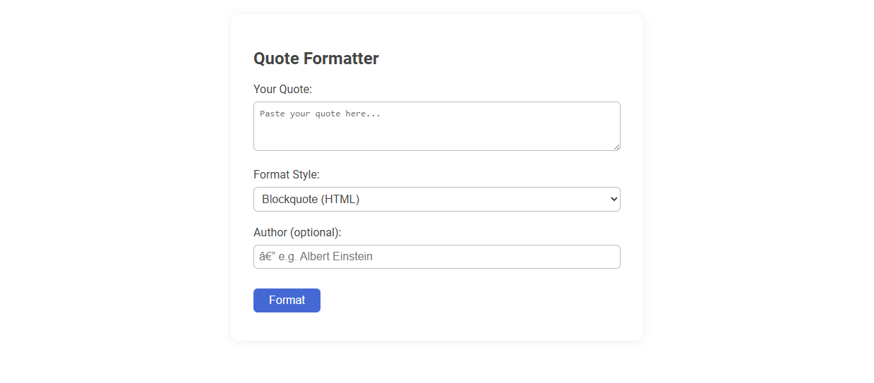 Free Online Tool for Effortless Quote Formatting in Publicist Projects