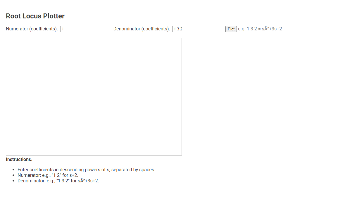 Free Online Tool for Root Locus Plotting in Engineering