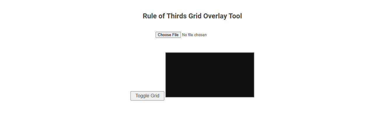 Free Online Tool for Rule of Thirds Grid Overlay in Photography