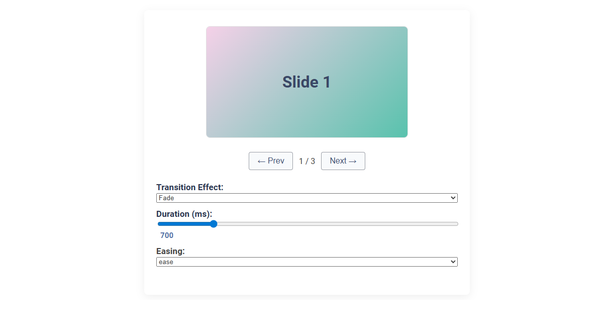 Free Online Tool for Editing Slide Transition Effects in Presentations