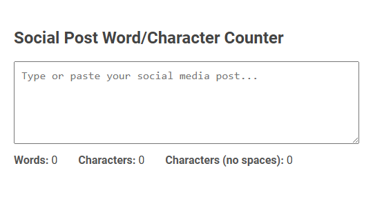 Increase Social Media Engagement with a Free Online Tool for Post Word and Character Counting