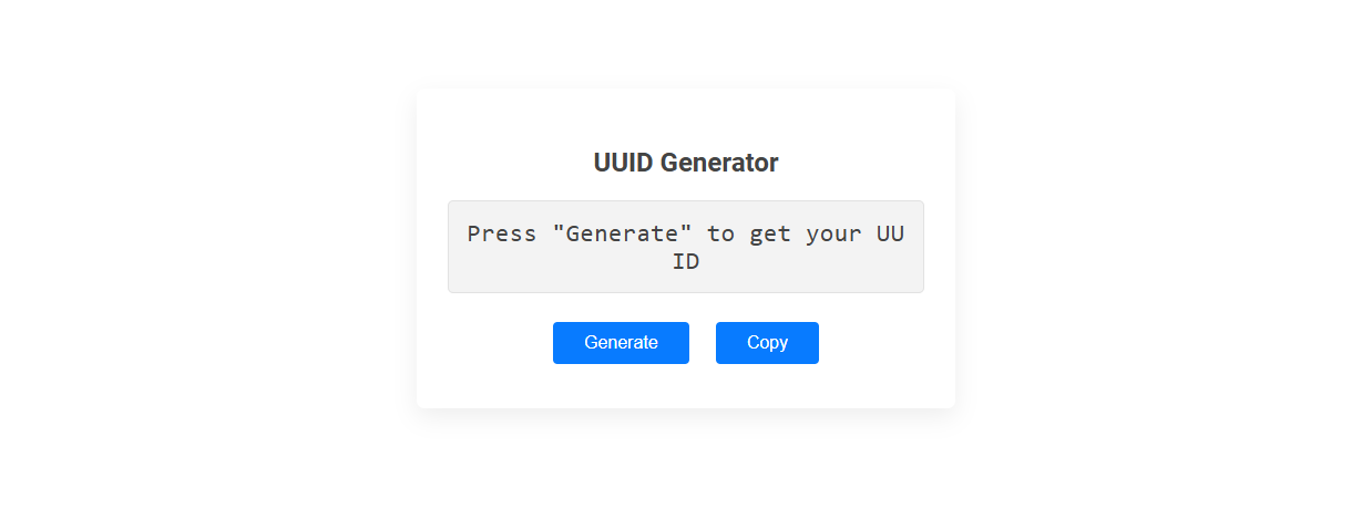 Free Online Tool for Effortless UUID Generation in the Developer Category
