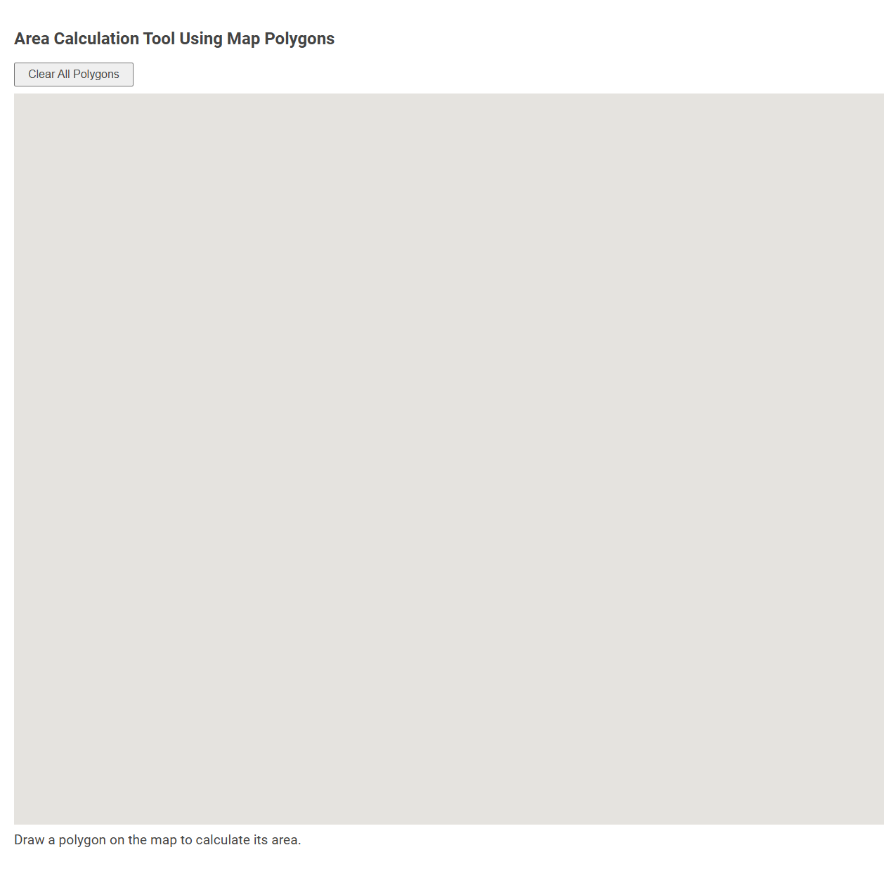 Free Online Tool for Accurate Area Calculation Using Map Polygons in Surveying